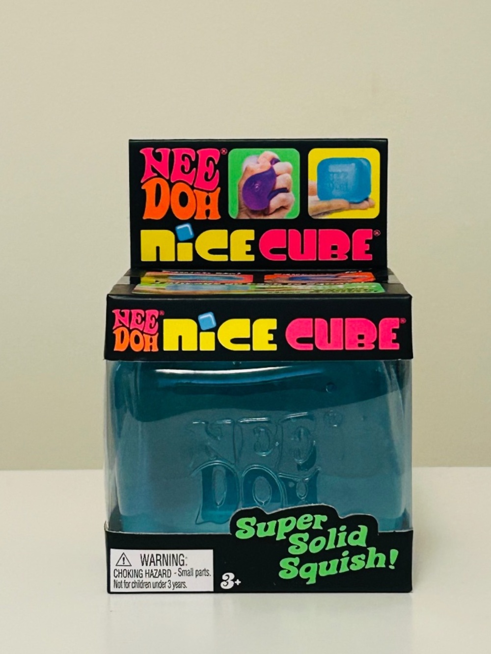 Needoh Nice Cube in Blue - NEW